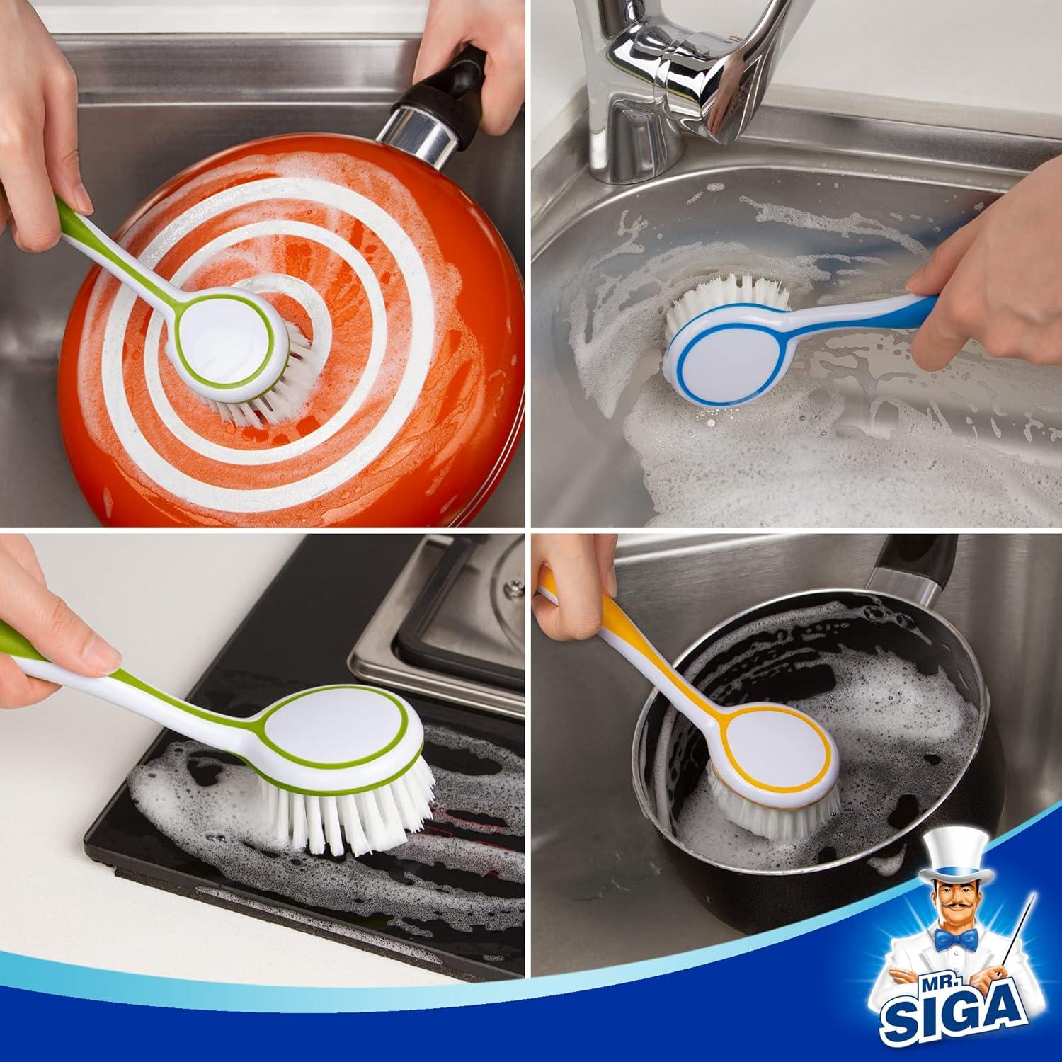 imageMRSIGA Round Dish Brush Size Dia 55 x 25cm Pack of 3