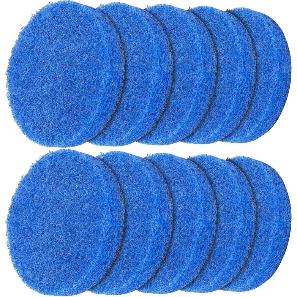 imageMRSIGA NonScratch Pad Refills for Electric Spin Scrubber 10 Pack