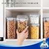 MR.SIGA 12 Pack Airtight Food Storage Container Set, BPA Free Kitchen Pantry Organization, Kitchen Canisters for Cereal, Spaghetti, includes 16 Reusable Sticker Labels