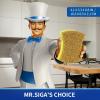 MR.SIGA Heavy Duty Cellulose Scrub Sponge, Dual-Sided Dishwashing Sponge for Kitchen, 12 Pack(Light Brown  Yellow)