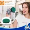 MR.SIGA Heavy Duty Pad Refills for Electric Spin Scrubber, Diameter 2.6in/6.5cm, 10 Pack