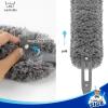 MR.SIGA Lint Free Microfiber Duster Refills, Washable Duster for Household Cleaning, 2 Pack