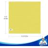 MR.SIGA Microfiber Cleaning Cloth, All-Purpose Cleaning Towels, Pack of 6, Size 13.8 x 15.7 in(Green/Blue/Yellow/Pink/Gray)