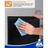 MR.SIGA Microfiber Cleaning Cloth, All-Purpose Microfiber Towels, Streak Free Cleaning Rags, Pack of 15, Sky Blue, Size 30 x 30 cm(11.8 x 11.8 inch)(Sky Blue)