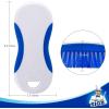 MR.SIGA Multi Purpose Heavy Duty Scrub Brush – Pack of 2(White & Blue – 2 Pack)
