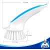 MR.SIGA Pot and Pan Cleaning Brush, Dish Brush for Kitchen, Pack of 2(Blue & White)