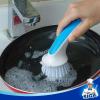 MR.SIGA Pot and Pan Cleaning Brush, Dish Brush for Kitchen, Pack of 2(Blue & White)