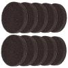 MR.SIGA Abrasive Heavy Duty Pad Refills for Electric Spin Scrubber, 10 Pack