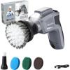 MR.SIGA Electric Spin Scrubber for Kitchen and Bathroom Cleaning, Waterproof Rechargeable Cordless Spin Scrubber with 5 Replaceable Cleaning Brushes and Pads