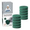 MR.SIGA Heavy Duty Pad Refills for Electric Spin Scrubber, Diameter 2.6in/6.5cm, 10 Pack