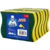 MR.SIGA Heavy Duty Scrub Sponge, Pack of 12, Size:11 x 7 x 3 cm, 4.3″ x 2.8″ x 1.2″(Yellow/Green)