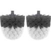 MR.SIGA Premium Toilet Bowl Brush Replacement Head, 2 Pack