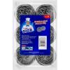 MR.SIGA Stainless Steel Scourer, Pack of 6, 30g(Stainless Steel- Pack of 6)