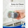 MR.SIGA Fruit and Vegetable Cleaning Brush with Non Slip Comfortable Grip, Pack of 2, Green(Green)