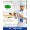 MR.SIGA Fruit and Vegetable Cleaning Brush with Non Slip Comfortable Grip, Pack of 2, Green(Green)