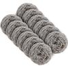 MR.SIGA Stainless Steel Scourer,Pack of 12,30g