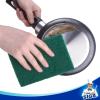 MR.SIGA Heavy Duty Scouring Pads, Household Scrubber for Kitchen, Sink, Dish, 24-Pack, 3.9 x 5.9 inch (10 x 15 cm), Green(24 Scouring Pads)