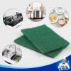 MR.SIGA Heavy Duty Scouring Pads, Household Scrubber for Kitchen, Sink, Dish, 24-Pack, 3.9 x 5.9 inch (10 x 15 cm), Green(24 Scouring Pads)