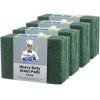 MR.SIGA Heavy Duty Scouring Pads, Household Scrubber for Kitchen, Sink, Dish, 24-Pack, 3.9 x 5.9 inch (10 x 15 cm), Green(24 Scouring Pads)